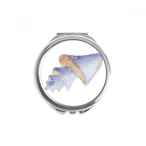 Miroir rond maquillage de poche motif marin multicolore une idée cadeau utile