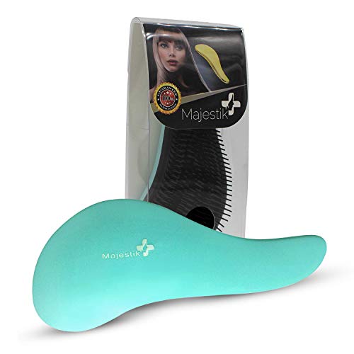 Detangling HairBrush for Tangle Free Hair - Best Glide Thru Detangler Brush for Women, Girls and Kids for Wet, Dry, Fine, Afro, Thick, Wavy, Curly or Thin Hair Types in Blue