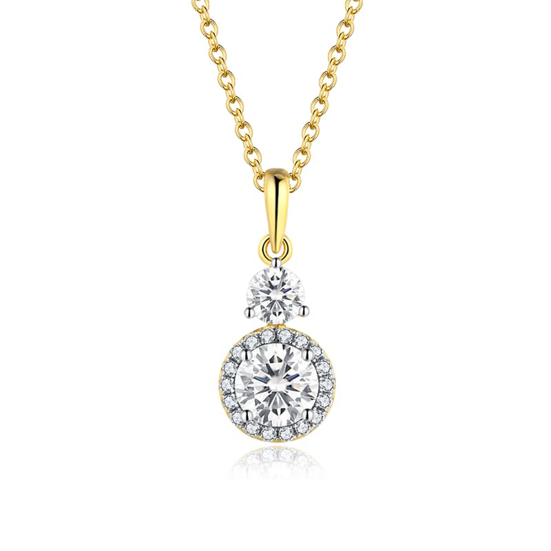 Collier moissanite 1ct argent 925 : la brillance diamant sans le prix élevé