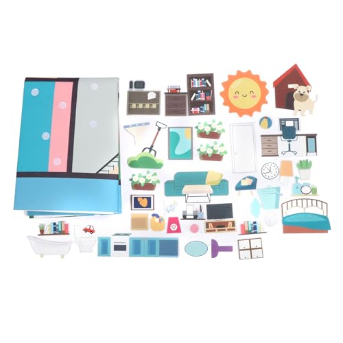 Ymiko Felt Story Board for Toddlers Felt Storyboard Pieces, Interactive Learning with Portable Design, for Early Education, Storytelling, Activities