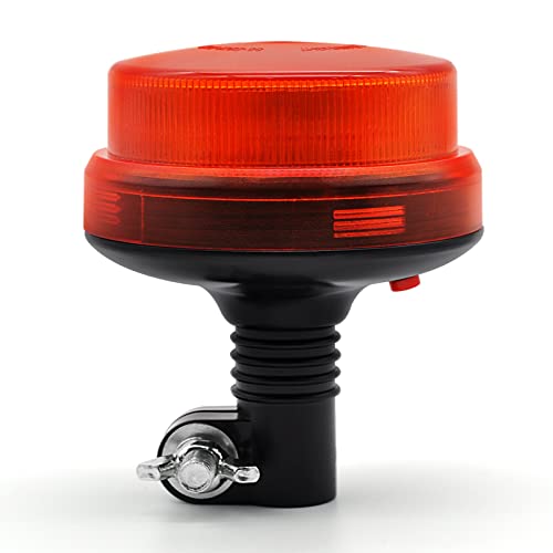 Dinfu Solar-Warnleuchte Mit 9 Blinkmodi - Magnetfuß Für Auto, LKW & Traktor