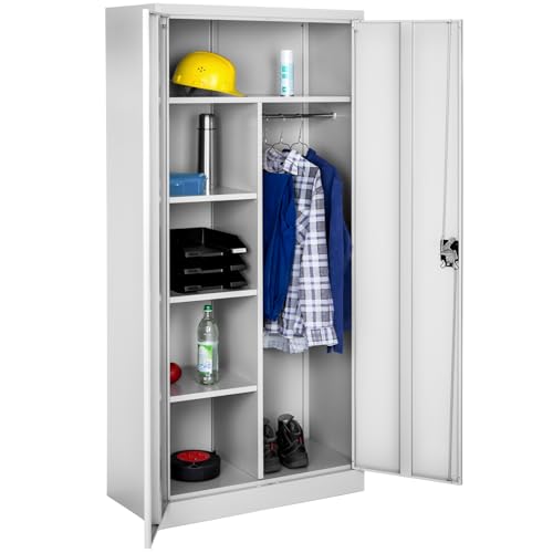 TecTake® Armario Archivador Metálico de Oficina, 6...