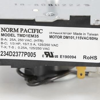 Replacement WE04X25280 Dryer Timer For GE Dryers