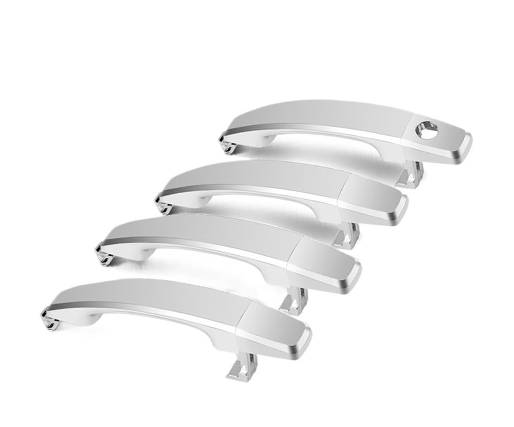 Bikkjbk 4Pcs 1 Keyhole Car Vehicle Door Handle Black Outer Exterior Door Handle For Holden For Captiva Sport For Aveo For Saturn For Vue 96468266 96468254 96468306 96468280