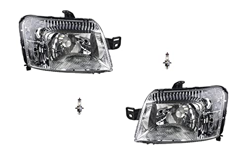 Johns, Compatible avec phares Fiat Panda 169 09/03 - Jeu avec H4 gauche et droit avec moteur