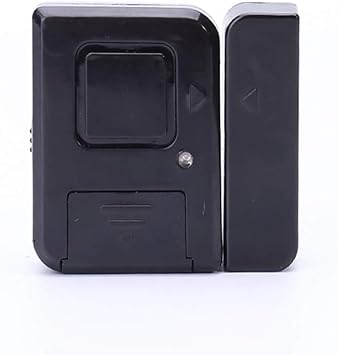 Smars Plastic Wireless Door Window Open Alert Alarm Home Security System Siren Black