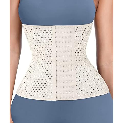 Figninget Korsett Damen Bauchweg Waist Trainer Damen Waist Trainer Bauchweggürtel Postpartum Gürtel Cover