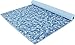 Produktbild normani 65 oder 130 cm breiter Badvorleger/rutschfeste Matte/Bodenbelag aus PVC Weichschaum,wasserabweisend und rutschhemmend für Bad, Dusche oder Küche Farbe Mosaik Blau Größe 65 cm x 80 cm