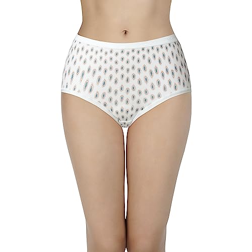 Image of Amante Printed Cotton Full Brief Panty Pack(Pack of 3)