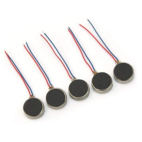 Robodo 5 pcs x 10mm Diameter Flat Button Type 3V-4.5V Cell Phone Micro Vibrator Motor (B07DDH7N7G) Amazon Price History, Amazon Price Tracker