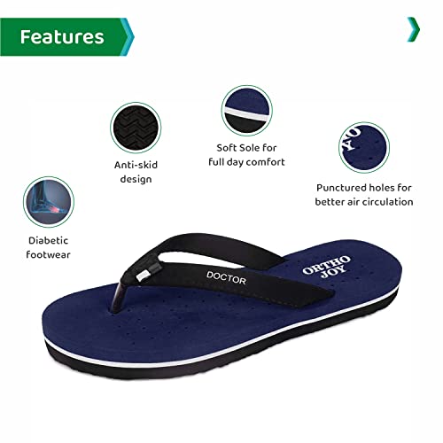 Image of ORTHO JOY Doctor Orthopedic Slippers For Ladies Daily Use /mcr chappals for women