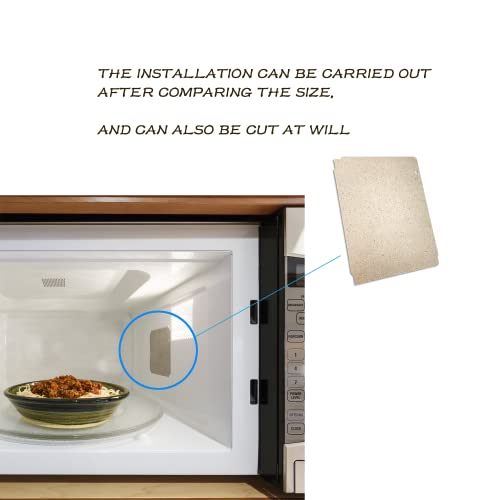 00491133 1052590 Microwave Waveguide Mica Cover For Bosch Microwave Oven Repairing Part Mica Plates Sheets 5-1/2 X 4-3/8 Inch #TOP3