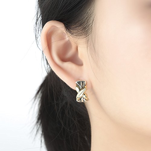 UNY Earring Fashion Jewelry Antique Brand French Clip Cable Wire Vintage Cross Designer Inspired Gifts4