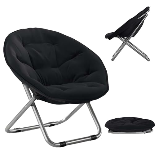 La mejor comparación de Puff Coppel . 42 MOONPAI Silla Platillo Grande,Individual Plegable,Sillas Plegables de Sala,76 CM * 52 CM,Silla para Uso Exterior e Interior, de jardín, Silla de Playa, Campamento, Sala o recamara...