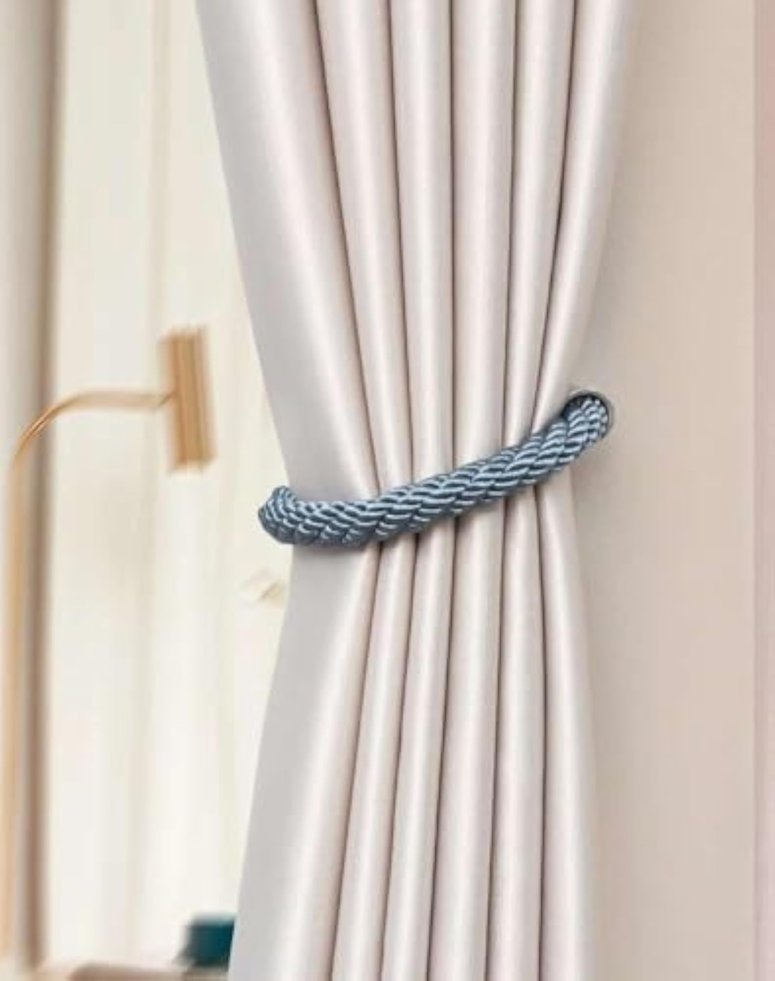 Magnetic Curtain Tiebacks, Elegant Window Drape Holders