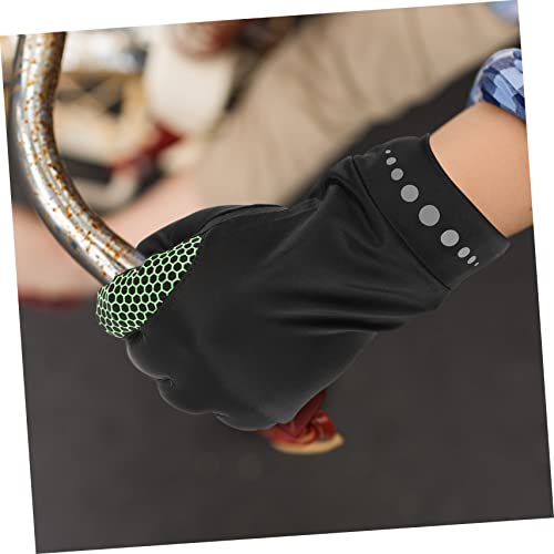 Amosfun 1 Par Luvas De Proteção Solar De Tela Sensível Ao Toque Luvas De Bicicleta Profissionais Luv