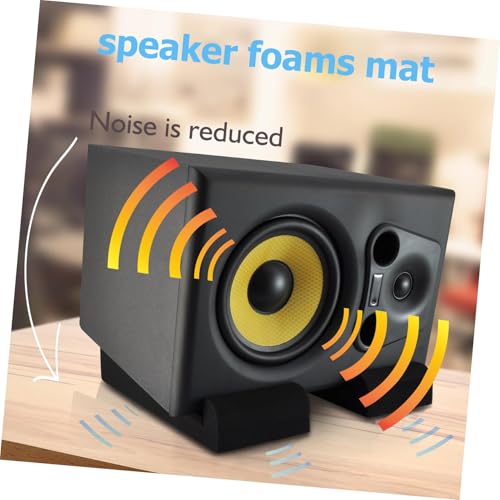 4 piezas de almohadillas de espuma aislantes para altavoces, foam acústico para separación y absorción de sonido miniatura 7