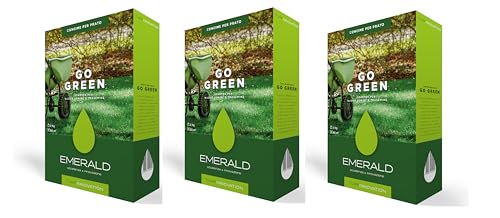 Emerald GO GREEN TurfInnovation, Concime per Prato Starter per nuove Semine e Trasemine,rilascio programmato per nutrizione costante,2kg (80mq) (3)