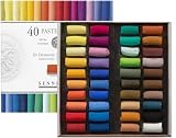 Sennelier ensemble de Pastel secs 40 demi pastels tendres