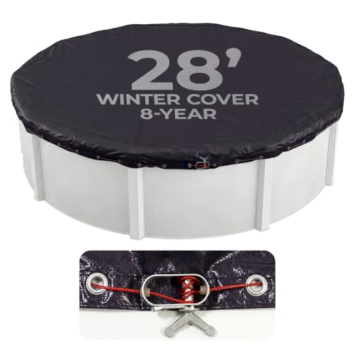 Blue Wave 8-Year 28-ft Round Above Ground Pool Winter Cover