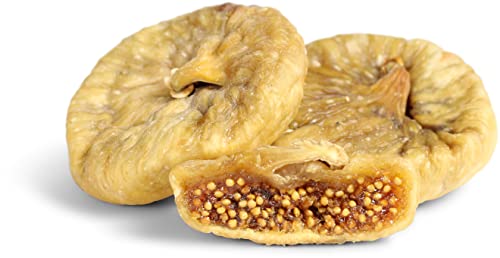 Dried White Turkish Figs By It’s Delish, 2 Lbs Bulk | White Turkish Golden Figs Dried For Gluten-Free Vegan Snacking | No Sugar Added, Kosher Naturally Sweet Figs #TOP1