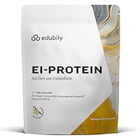 edubily® Eiklar Protein Pulver aus Freilandhaltung - Premium Eiweißpulver ohne Milch - Laborgeprüft (750 g, Salty Vanilla)