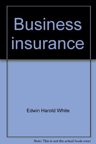 Business insurance 0131008595 Book Cover