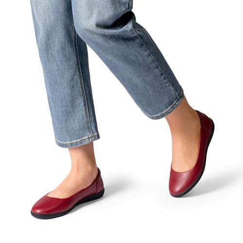 Image of DREAM PAIRS Women's Comfortable Ballet Dressy Work Flats, Round Toe Slip on Office Shoes