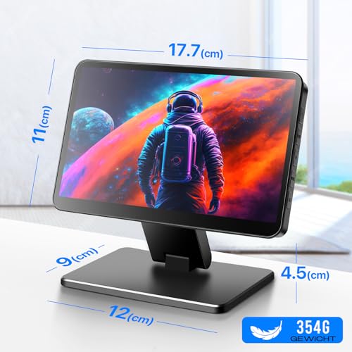 ROADOM 7" Touchscreen Monitor, 1024x600 IPS für Raspberry Pi, HDMI – Ansicht 6
