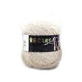mohair schal selber stricken  rongwen 2016 Art und Weise weiche Mohair Wollstrickgarn Pullover Schal Strickwolle Light Brown
