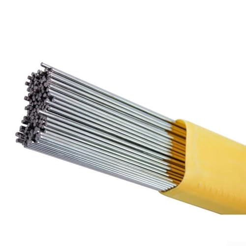 Aluminum Flux Cored Welding Wire 1.6/2.0mm, 50pcs Low for Easy Melt Rods for Versatile Home & Garden Repairs, Silver(1.6MM)