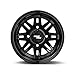 RockTrix RT103 10in Golf Cart Wheel 10x7 Rim, 205-50R10 Tire, 4x4 4x101.6 Bolt Pattern, 3+4 Offset (-25mm) Compatible with Club Car EZGO Yamaha - Gloss Black