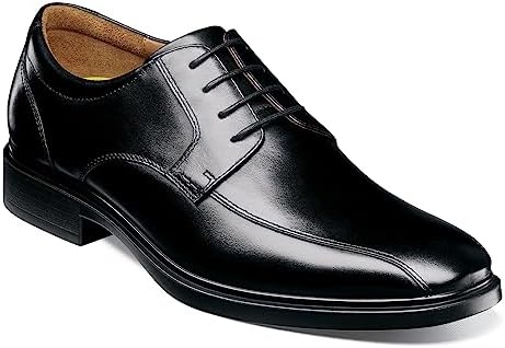 Florsheim Mens Forecast Waterproof Bike Toe Oxford, Black Smooth, 10 US | Image 3