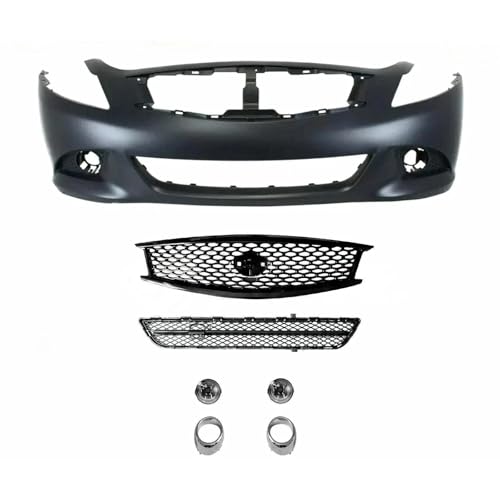 Front Bumper Fascia Compitable for 2010-2015 Infiniti G25 G37 Q40 Sedan