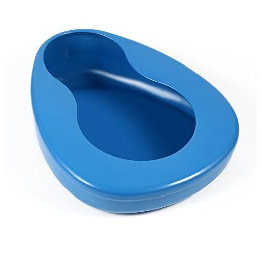 ONEDONE Bedpan for Women Men Elderly Female Male Bedridden Patient Hospital Home Bed Pan Emergency Device (Blue)