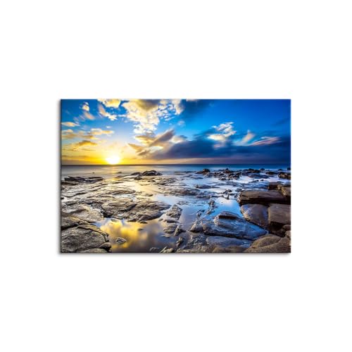 絵画 現代モダン 装飾画 木枠付きの完成品 海の写真 海の景色 ポスター キャンバス きれい 海辺 風景写真 海 印刷 静物の風景 壁掛け インテリアアート 部屋飾り 新築飾り?