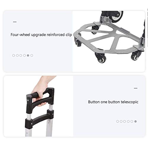 Carretilla plegable multifuncional de aluminio para carga miniatura 6
