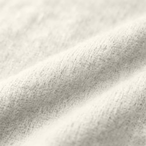 Furundly Pullover Sweaters for Women Solid Color Crew Neck Knit Sweater | Crew Neck, Long Sleeve, Solid Color, Knit Sweater, Fall Winter - image 4