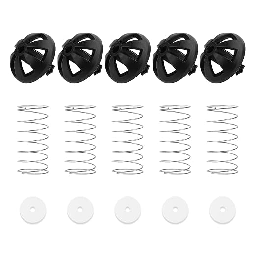 seork Coffee Machine Brewing Basket Bottom spring loaded stopper kits Fits for Mr. Coffee Brew Basket 185774-000-000｜fits for Hamilton Beach FlexBrew Coffee Makers Basket 990117900 990237500-5 Sets