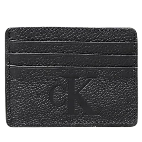 Porta Cartão Couro Masculino Calvin Klein Preto CM5PC86PC040 (Preto)