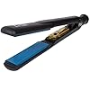 HAI Convertible Ceramic Hair Straightener for Women - Professional Fast Heating Flat Iron with 5 Temperature Levels for All Hair Types - Classic Blue