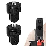 NyxSeat 2 Stück Stativadapter, 4/1 Stativadapter, Kameraständer, Stativmontageadapter, Ständerzubehör, Für Kameras, Selfie-Stick (Schwarz)