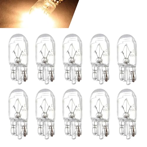 10 Piezas Bulbos T10 para Auto, Luz Blanca 12 V miniatura 1