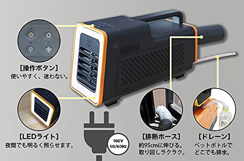Amazon.co.jp: THANKO 運べるスポットクーラー「ワイルドクーラー 