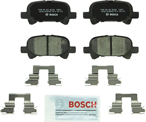 BOSCH BC828 QuietCast Premium Ceramic Disc Brake Pad Set - Compatible with Select Toyota Avalon, Camry, Solara; REAR