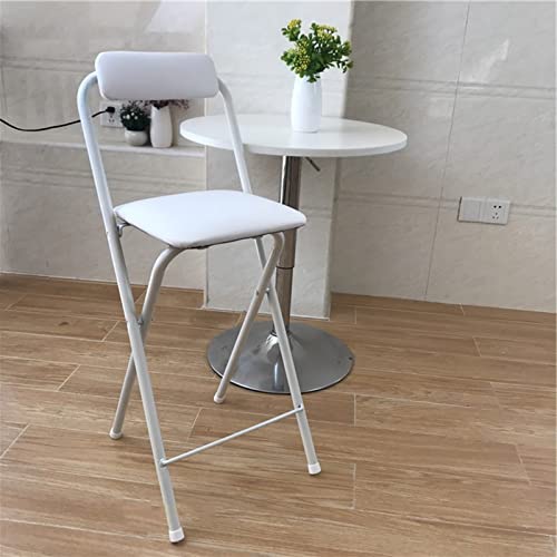 Taburete Plegable Blanco Acolchado Marca KUANGPAISI