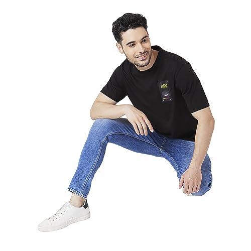 Image of Spykar Men's Slim Fit Low Rise Casual Jeans