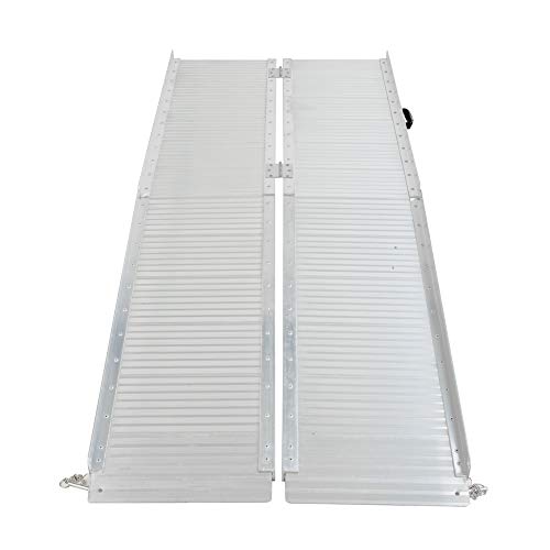 Motorhot 6' ft Multi-Folding Aluminum Loading Ramps Portable - Want It All