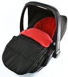 Gran calidad. Saco de dormir para asiento de coche compatible con Kiddy Evolution Pro New born Car Seat Fire Red