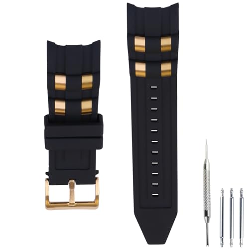 Czjiaqh Bracelet de montre en caoutchouc de 26 mm pour homme compatible avec Invicta Subaqua Reserve 6977 6981 6991 17566 17885 18040 21930 22309 90028 90082...